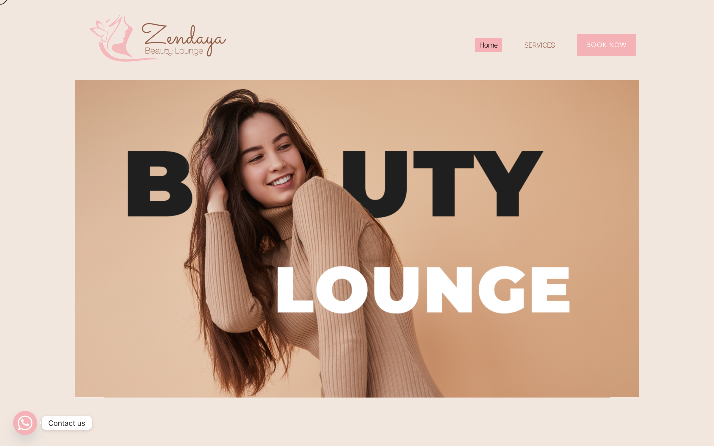 Zendaya Beauty Lounge, a live client website by Syncova